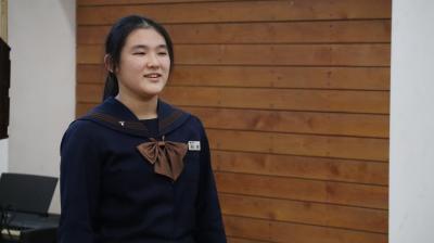 最後に生徒会長のお礼の挨拶