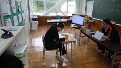 特別支援の生徒もがんばっています。